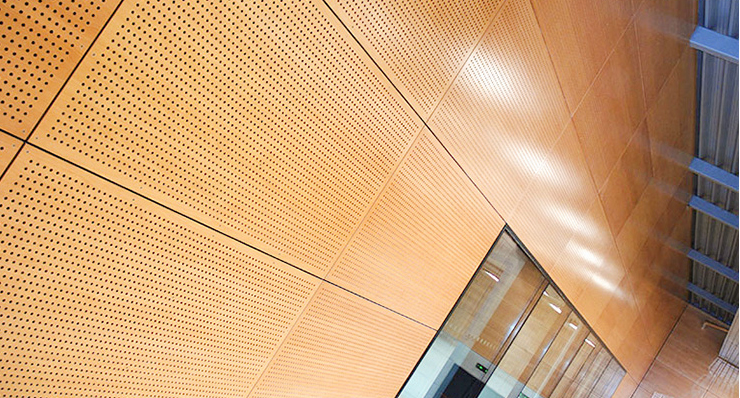 Perforated acoustic panels, Perforated sound absorbing panels